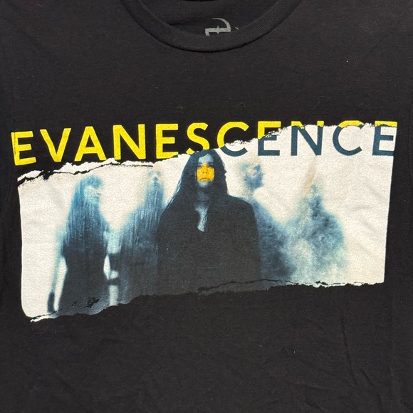 Evanescence Rock Band 2022 Concert Tour Black Men’s S T-Shirt Rare - Picture 3 of 7